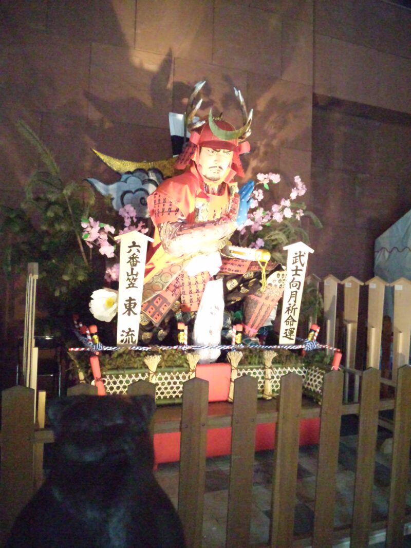 博多祇園山笠 6番 東流「武士向月祈命運」2011年7月