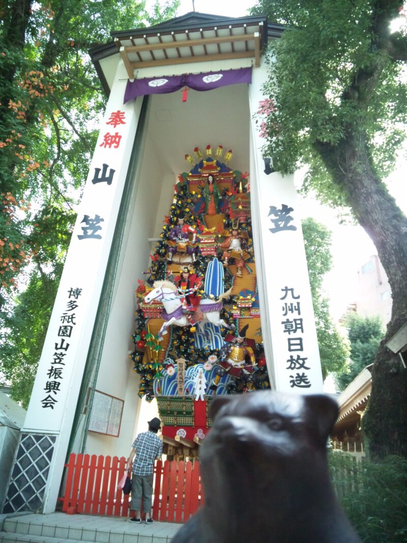 博多祇園山笠 番外 櫛田神社 表標題「智将疾風関ヶ原」2011年7月