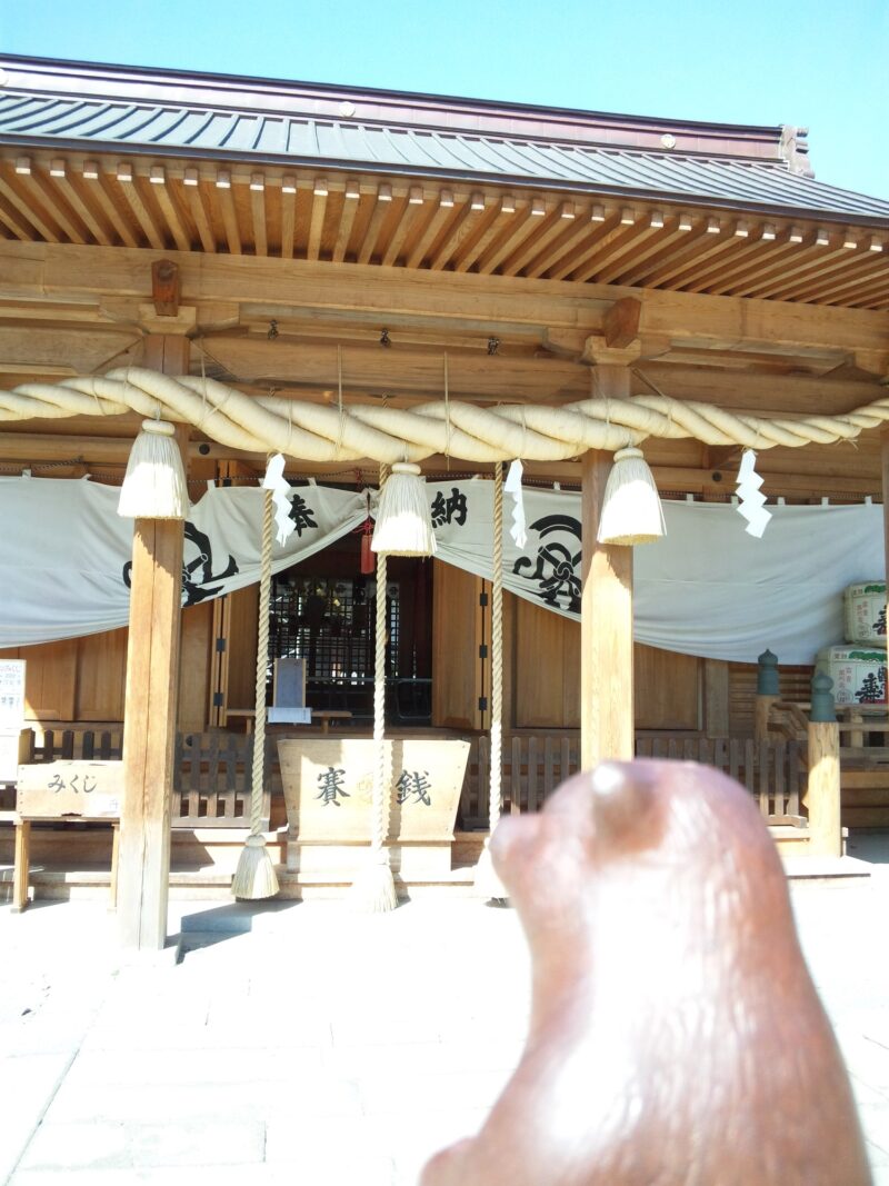 三柱神社 拝殿～福岡・柳川 2011年3月